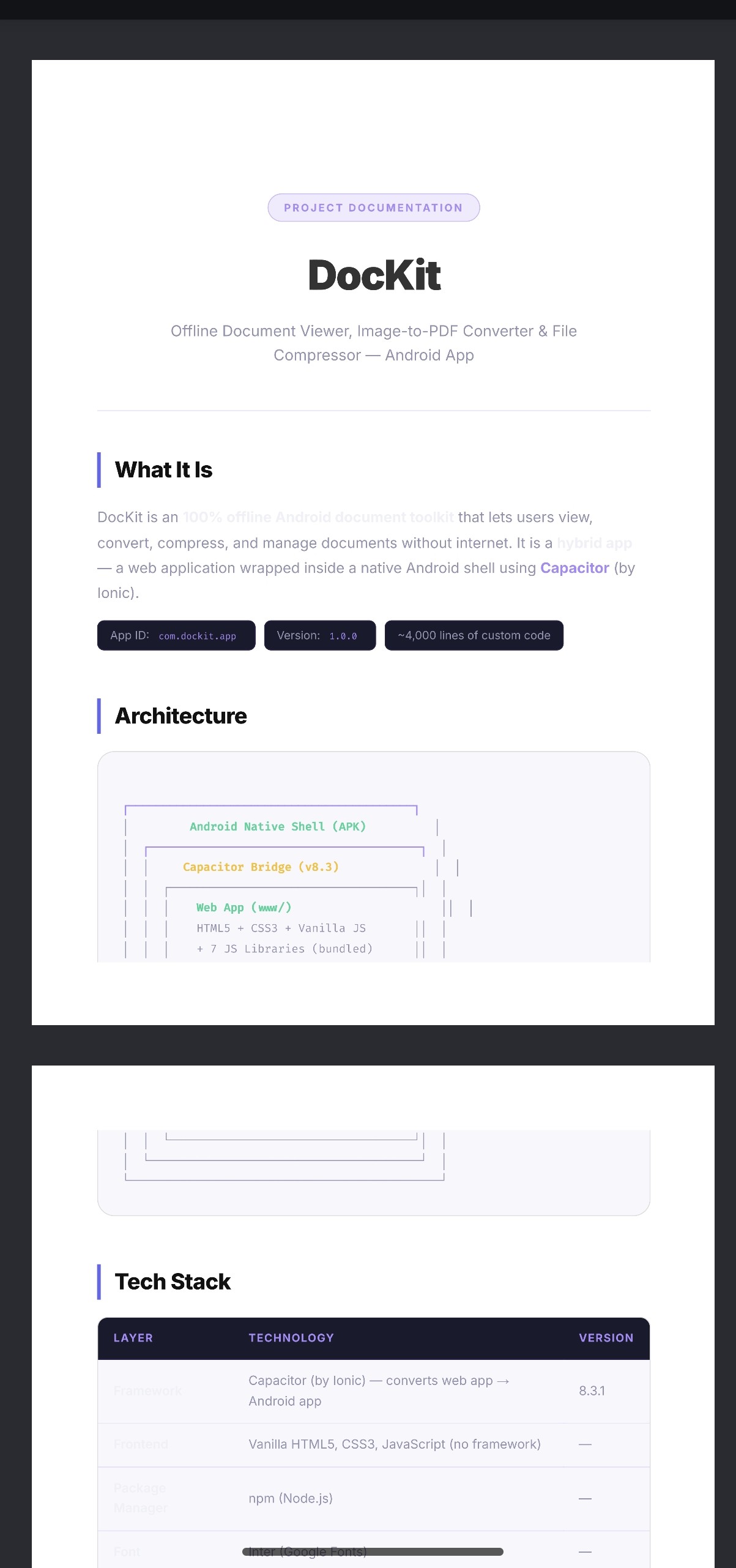 Dockit document viewer